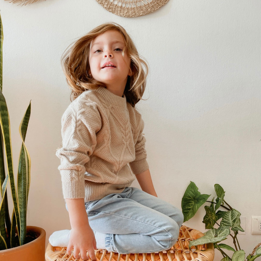 Sweater Kids BeClassic Beige