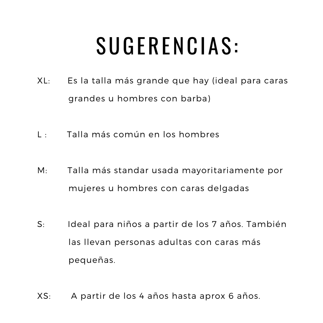 Tapabocas Classic Negro