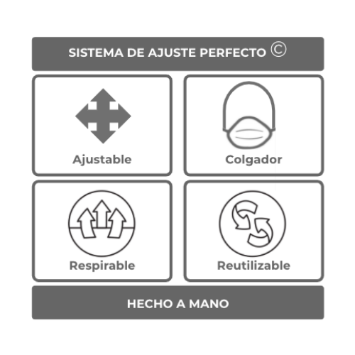 Tapabocas Classic Aguamarina