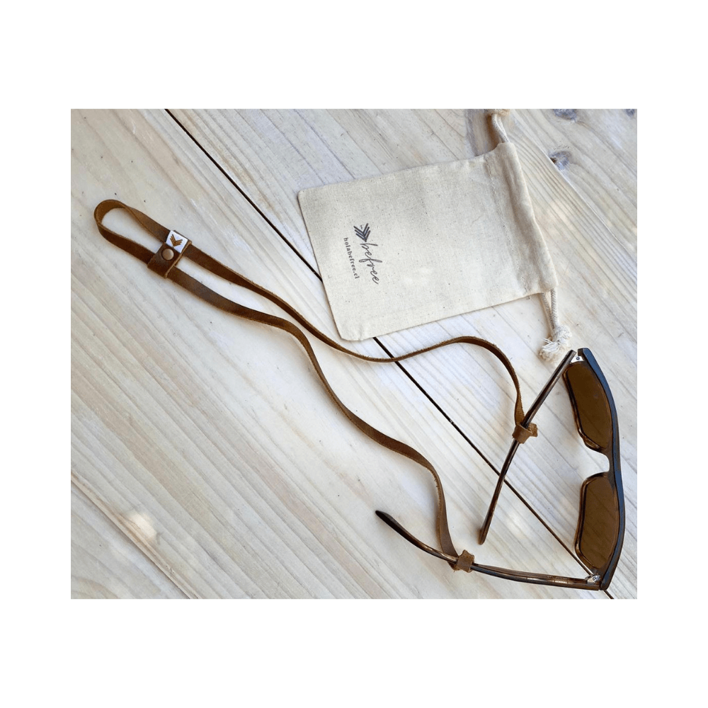 Strap para lentes de cuero