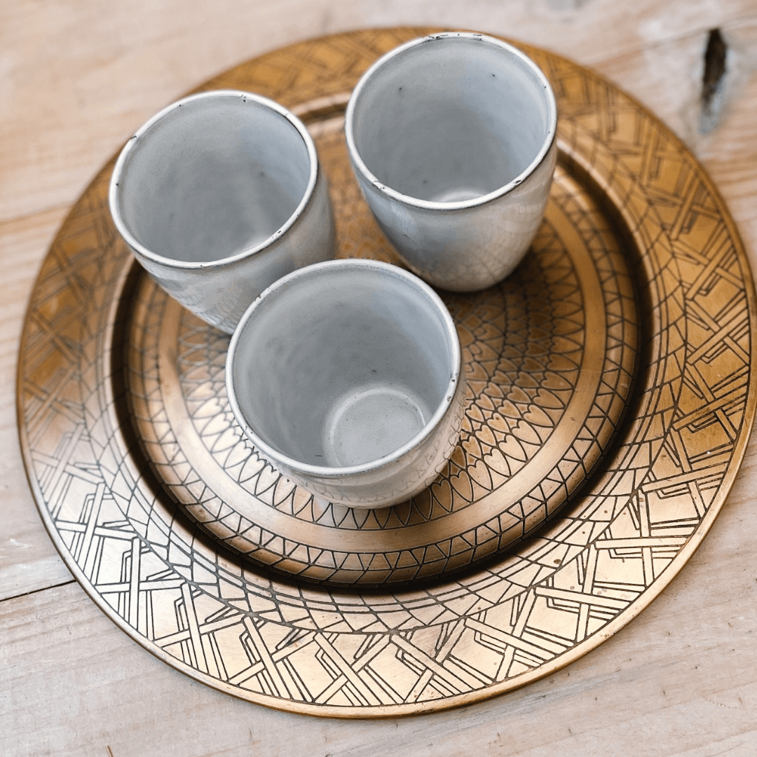 6 Vasos rústicos beBrave