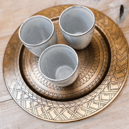 6 Vasos rústicos beBrave